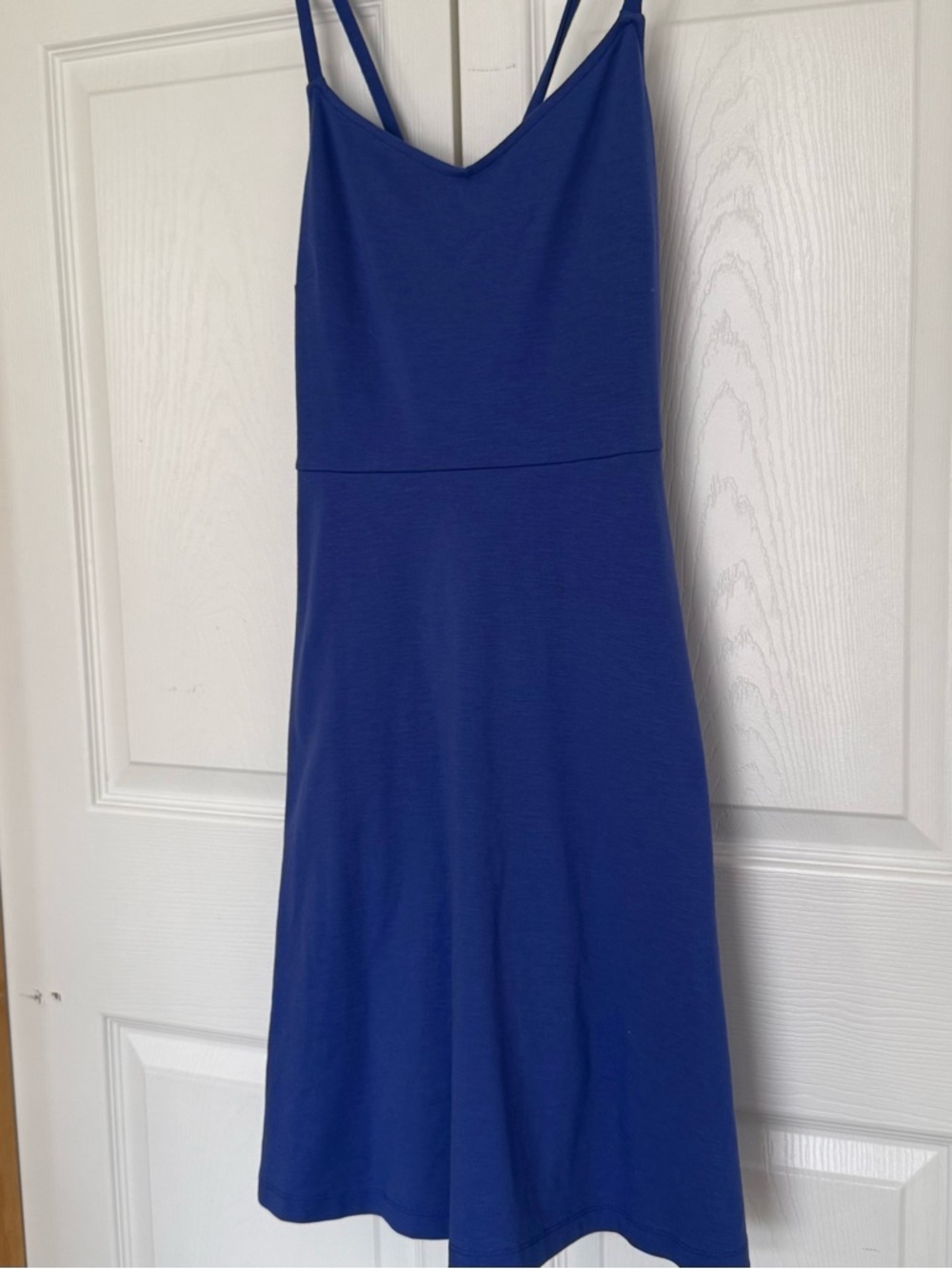 Old Navy Blue Dress Spaghetti-Strap A-Line Dress Size Medium